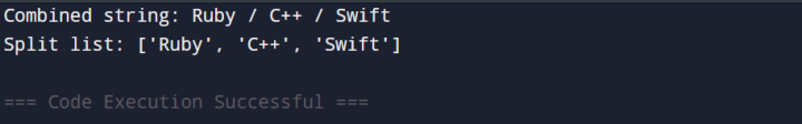 How to Use the split()