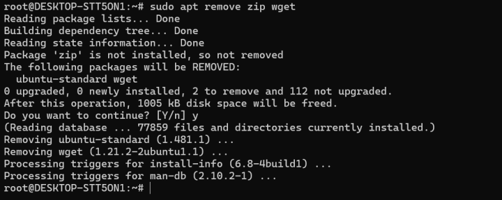 Remove Packages in Ubuntu