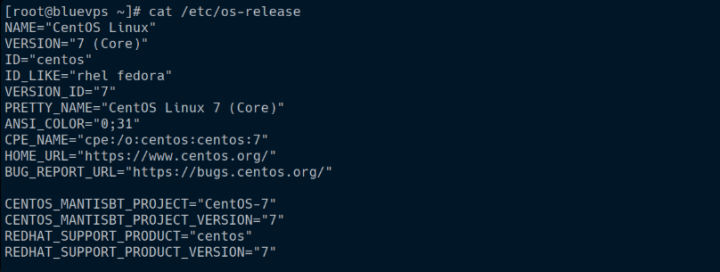 CentOS Version