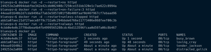how to restart docker 3