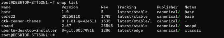 Uninstall Ubuntu Packages using Snap